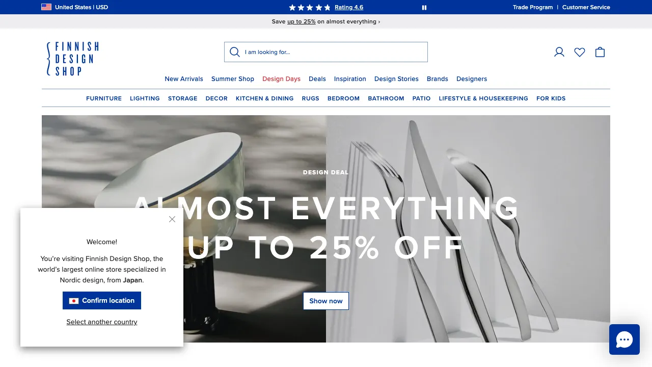 Finnish Design Shop（フィニッシュデザインショップ）