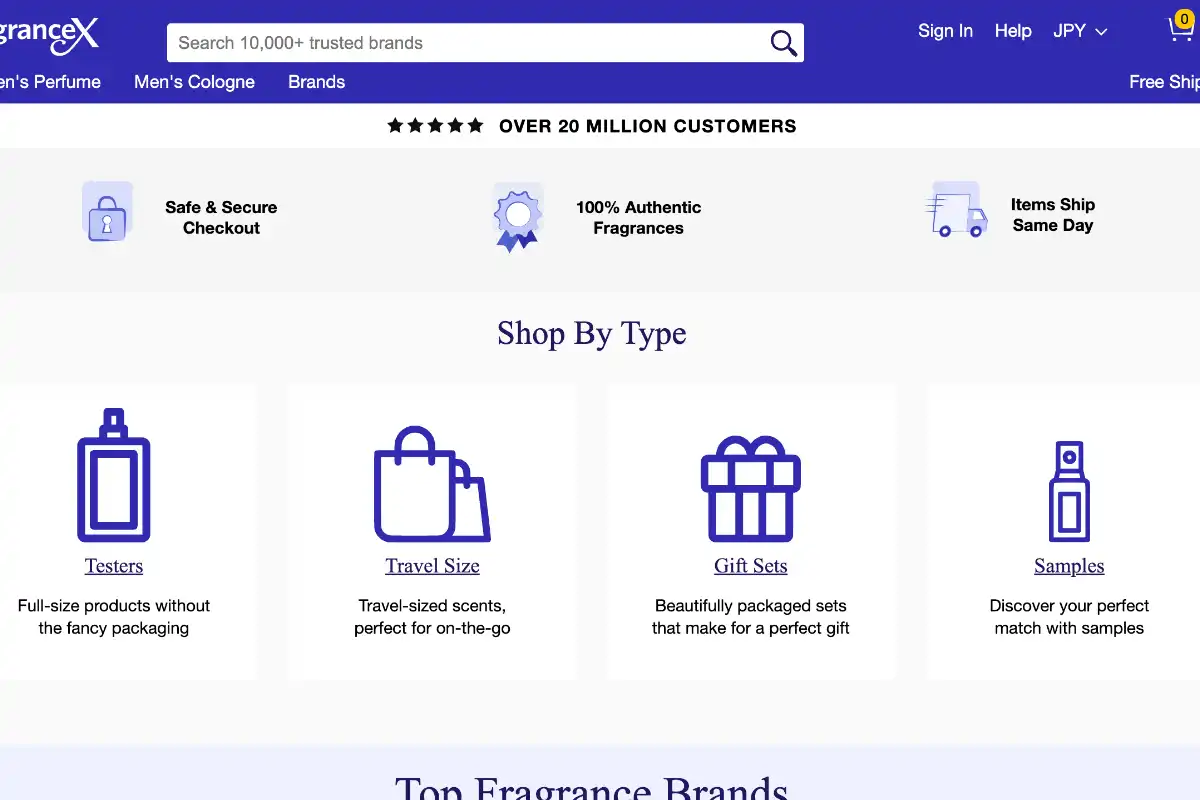 FragranceX（フレグランスエックス）