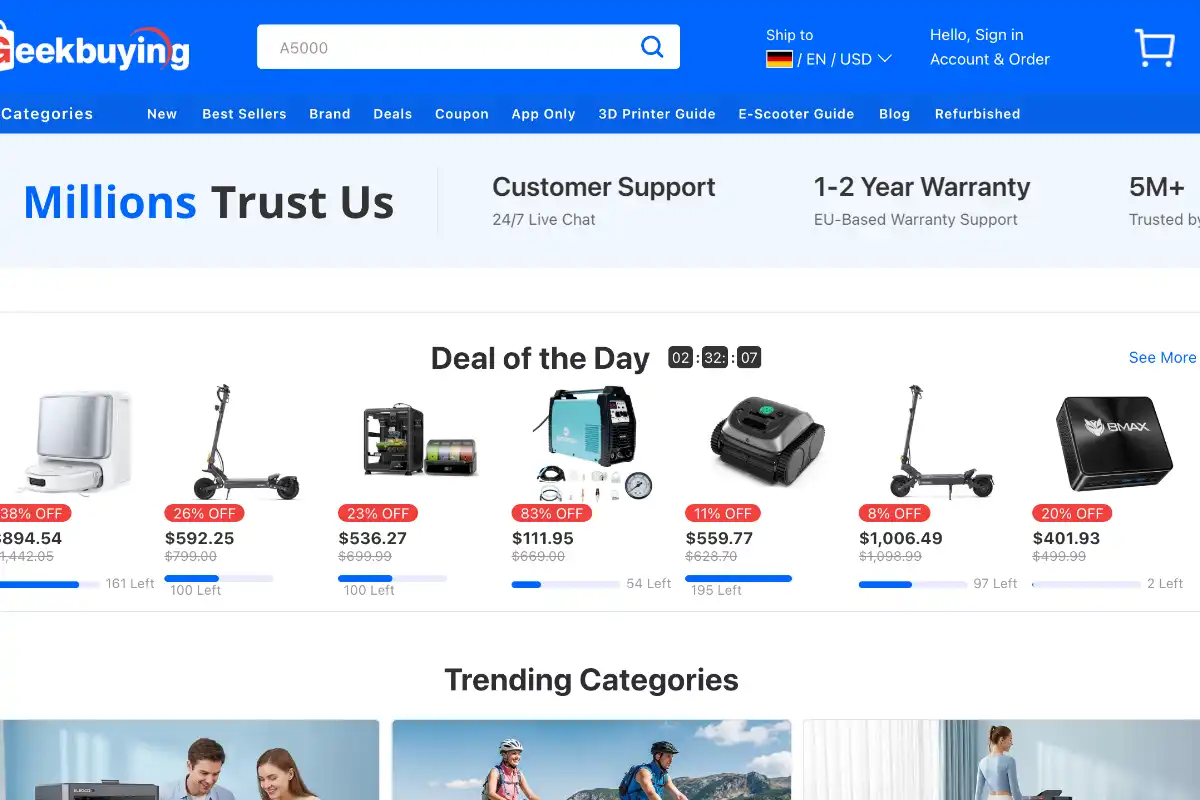 Geekbuying（ギークバイイング）